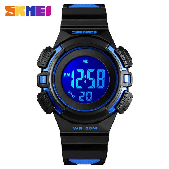 SKMEI Kids Watches Boys montre enfant Sport Watch Girls Alarm Waterproof Stopwatch LED Kids Digital Watch Children Watch 2019