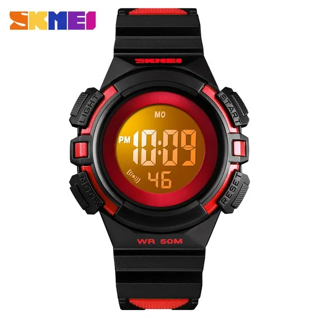 SKMEI Kids Watches Boys montre enfant Sport Watch Girls Alarm Waterproof Stopwatch LED Kids Digital Watch Children Watch 2019