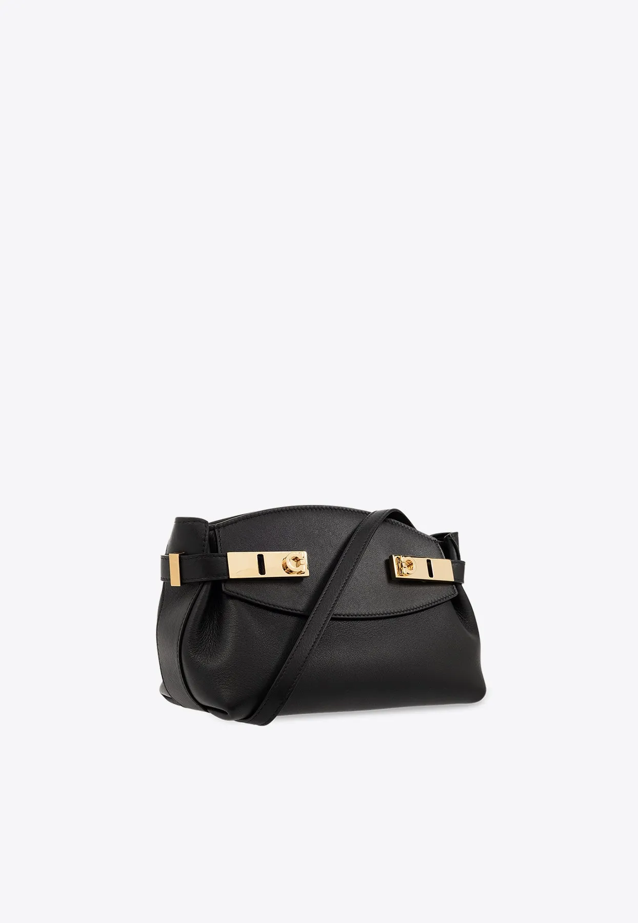 Small Hug Leather Crossbody Bag