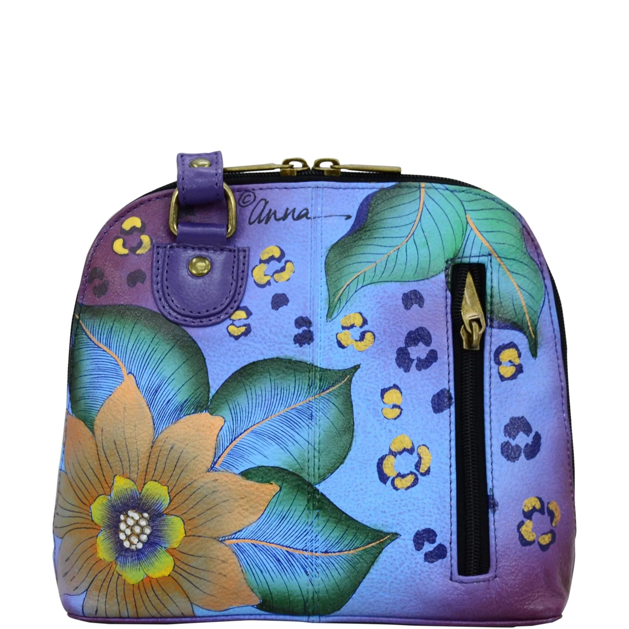 Small Multi Compartment Zip-Around Organizer - 8109