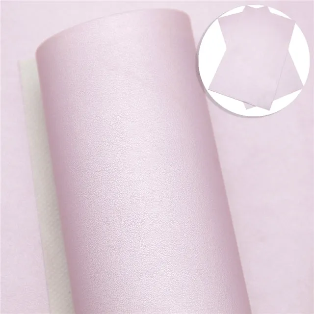 Smooth Fine Grain Faux Leather Collection ~ Includes Pearl Colours ~ 0.56mm - 0.78mm