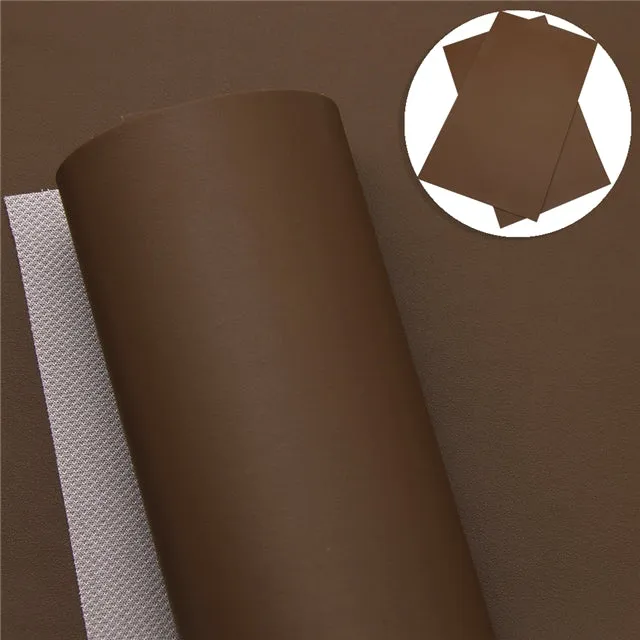 Smooth Fine Grain Faux Leather Collection ~ Includes Pearl Colours ~ 0.56mm - 0.78mm