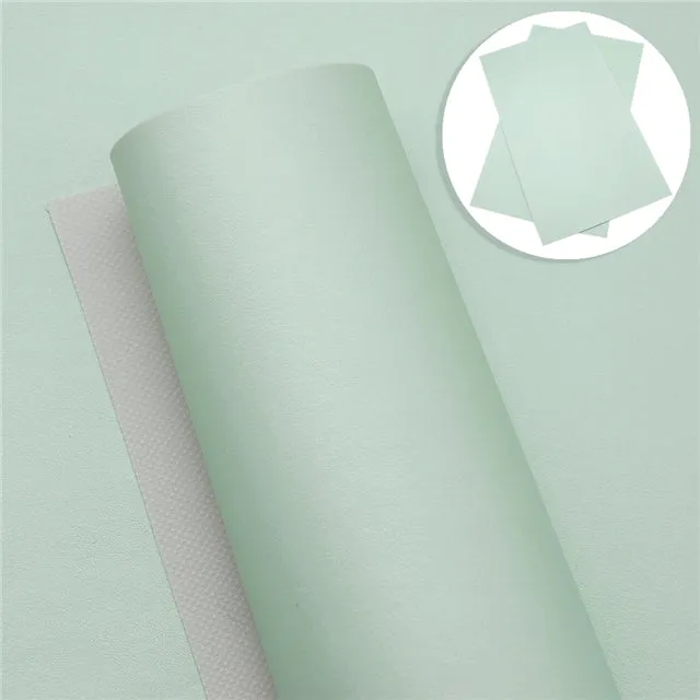 Smooth Fine Grain Faux Leather Collection ~ Includes Pearl Colours ~ 0.56mm - 0.78mm