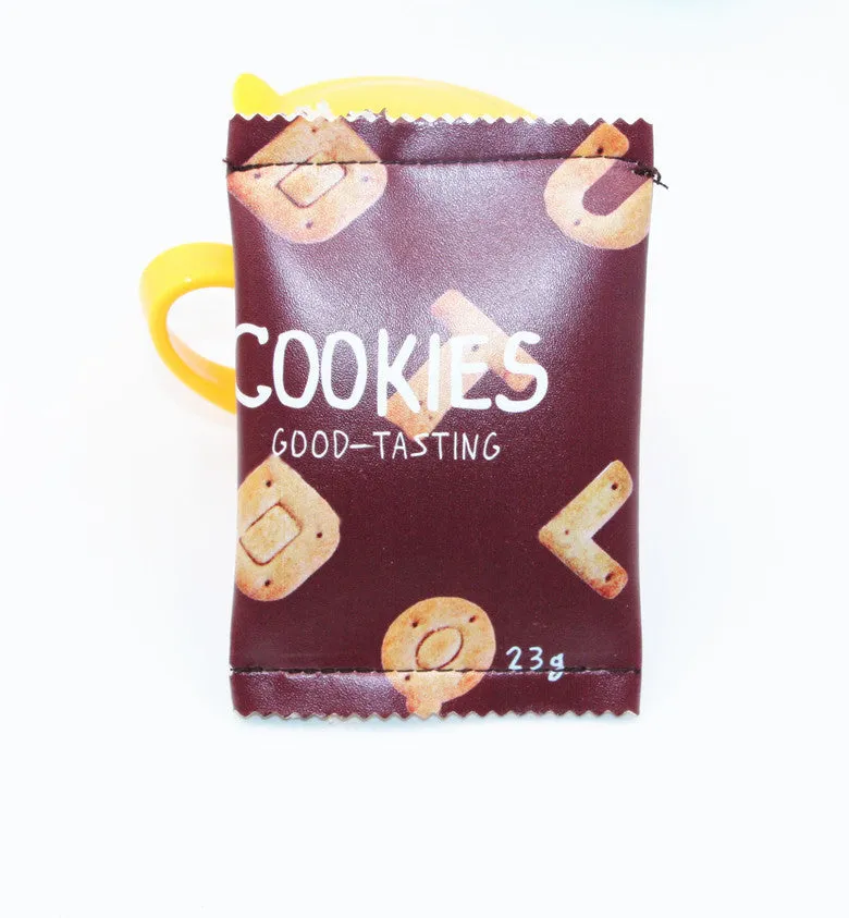 Snack Simulation Fun Biscuit Clutch Mini Coin Purses
