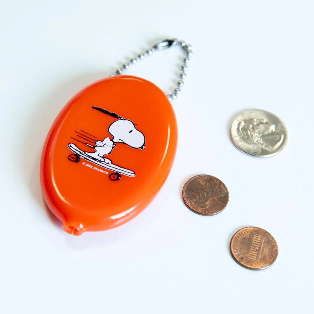 Snoopy Skateboard Coin Pouch