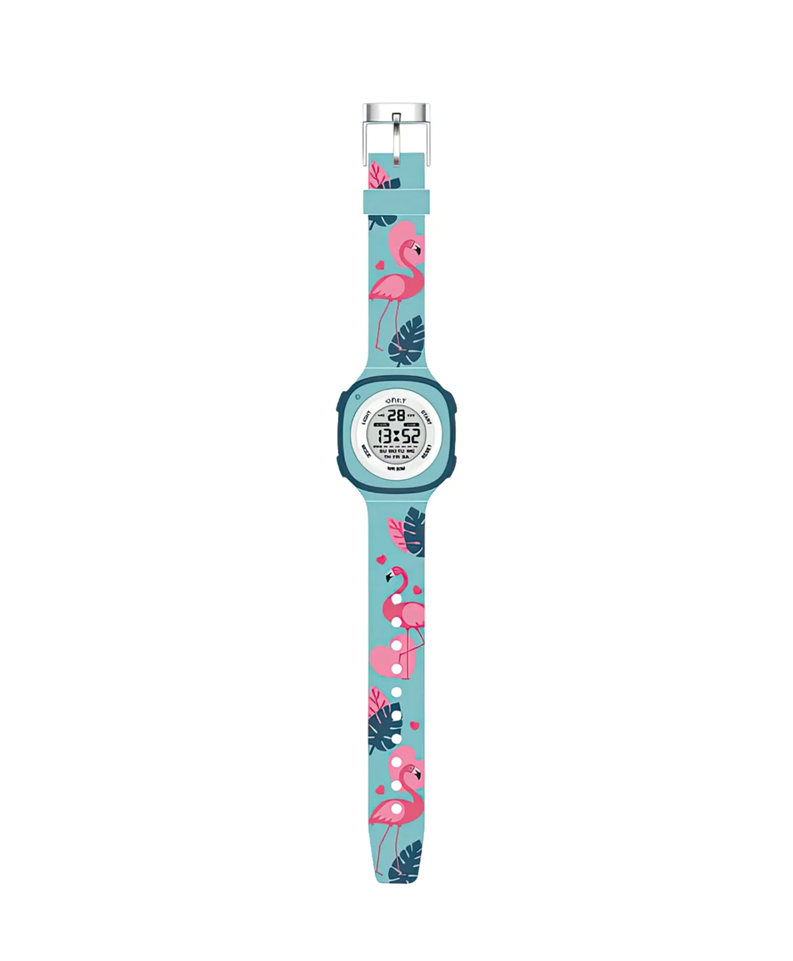Spiky Eva15 Square Digital Watch for Kids - Purple