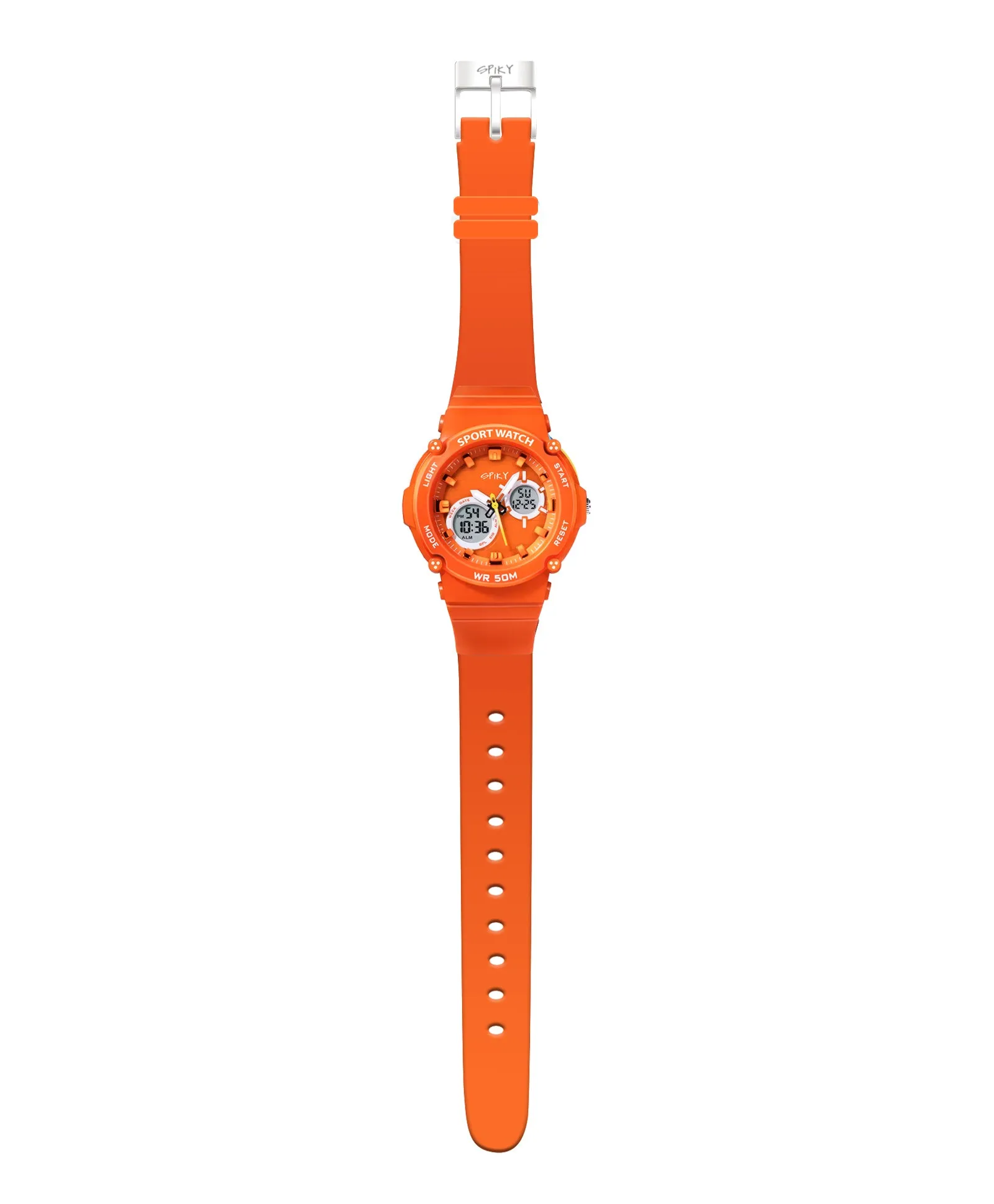 Spiky Eva29 Round Multifunctional Digital Sports Watch - Pink