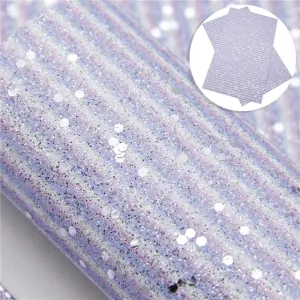 Sprinkle Stripe Glitter ~ Multi-Colour Pastel Rainbow Stripes ~ 3 Colours