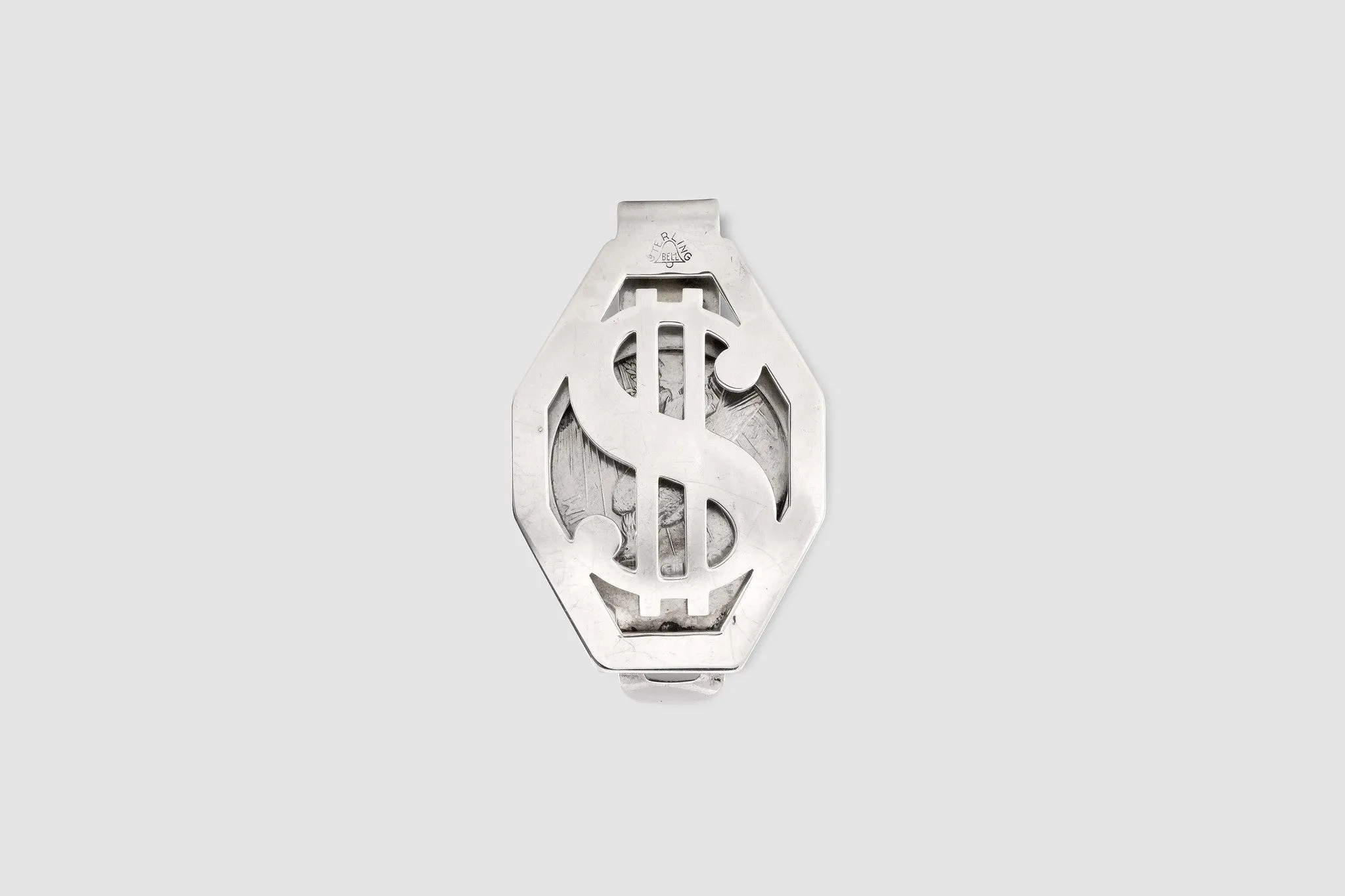 Sterling Silver Dollar Money Clip