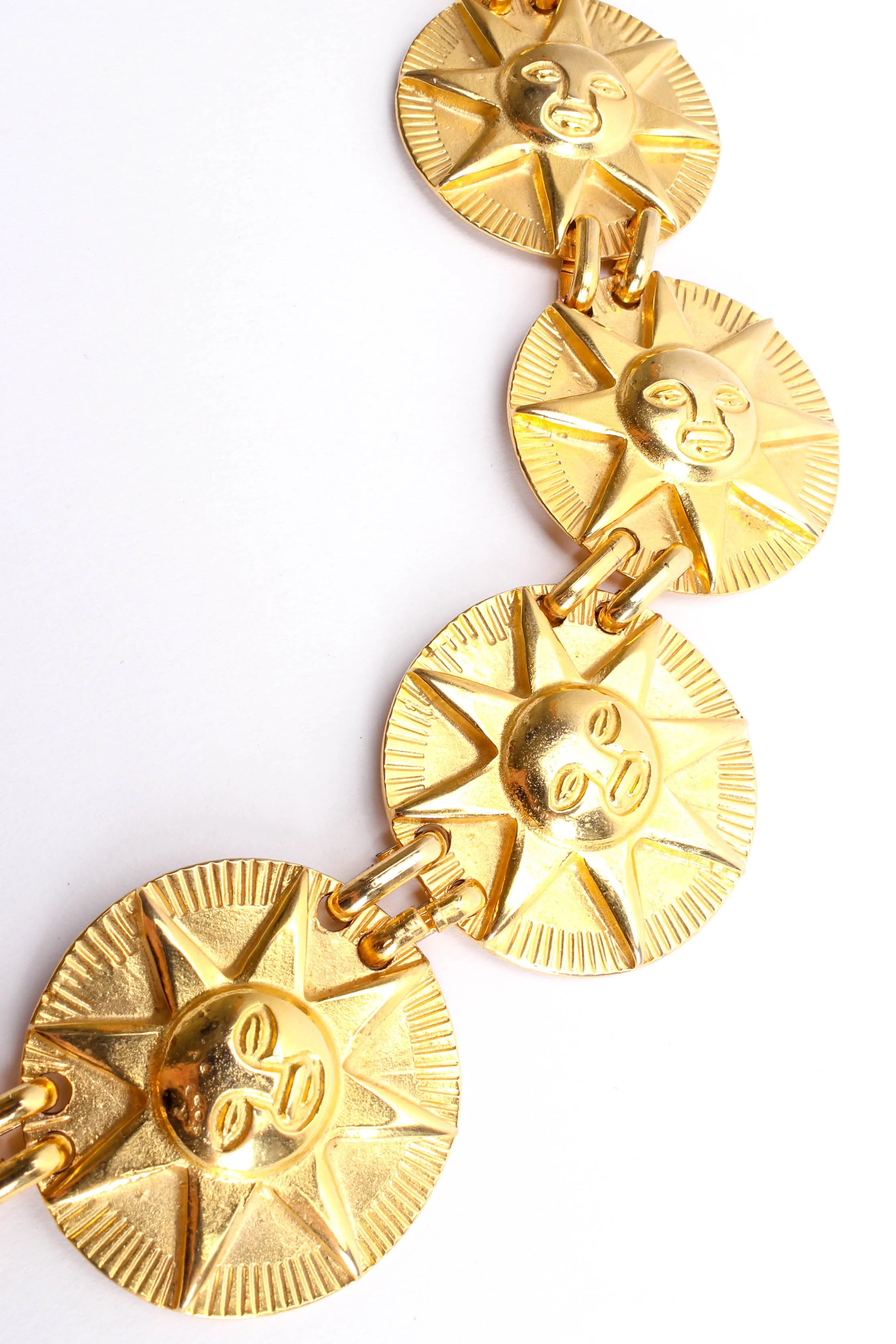 Sundial Faces Charm Necklace