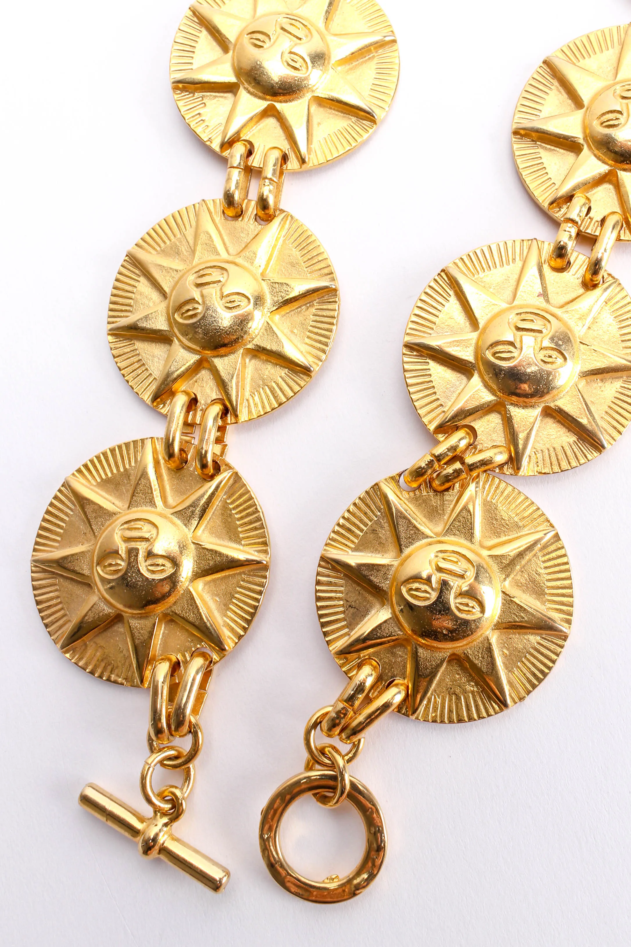 Sundial Faces Charm Necklace