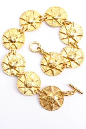 Sundial Faces Charm Necklace