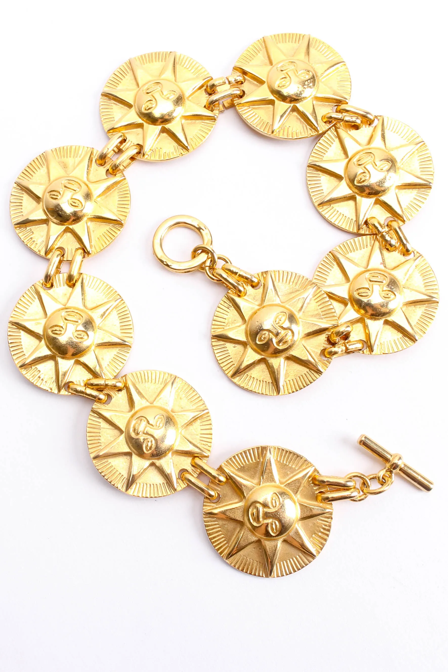 Sundial Faces Charm Necklace