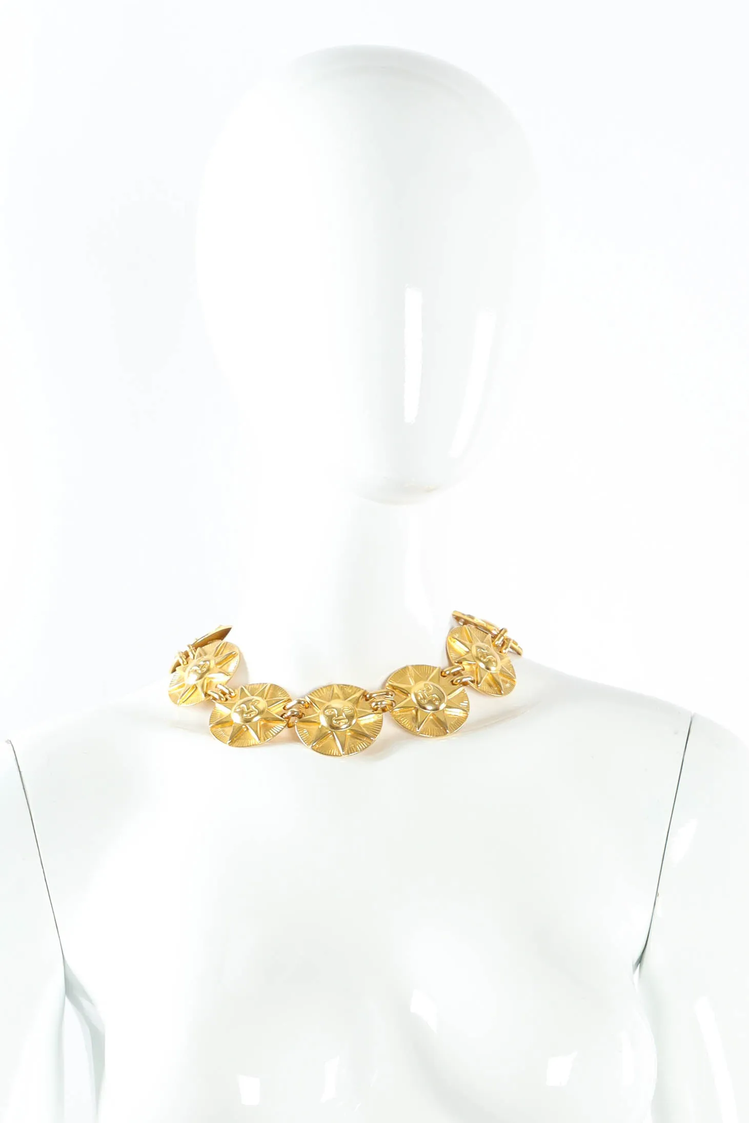 Sundial Faces Charm Necklace
