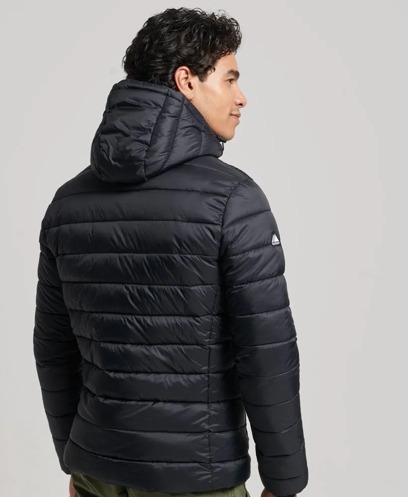 Superdry Classic Hooded Fuji Puffer Jacket Black