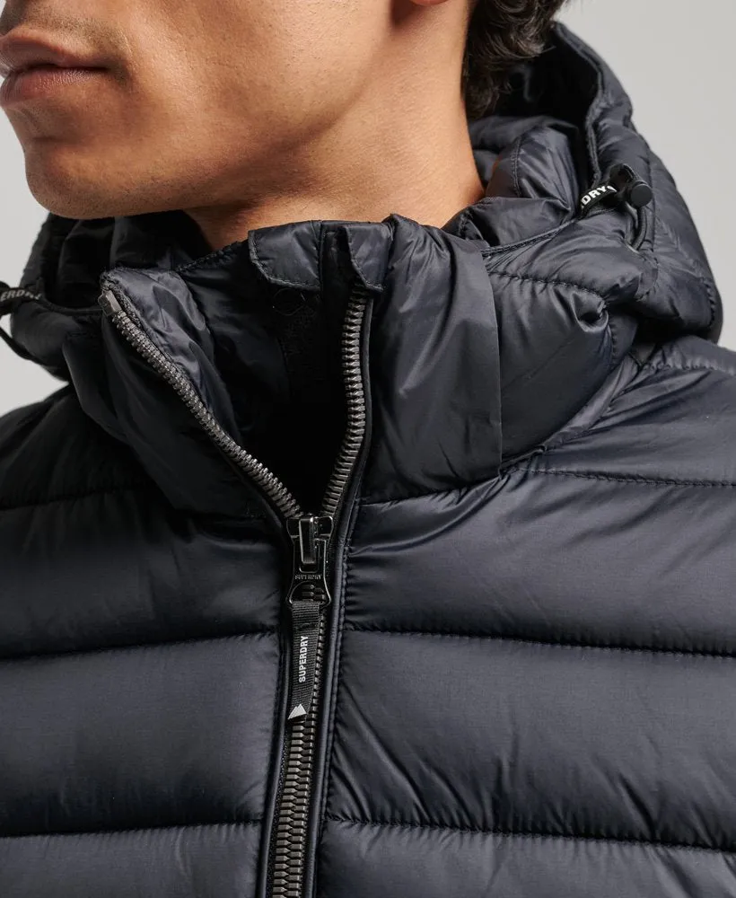 Superdry Classic Hooded Fuji Puffer Jacket Black