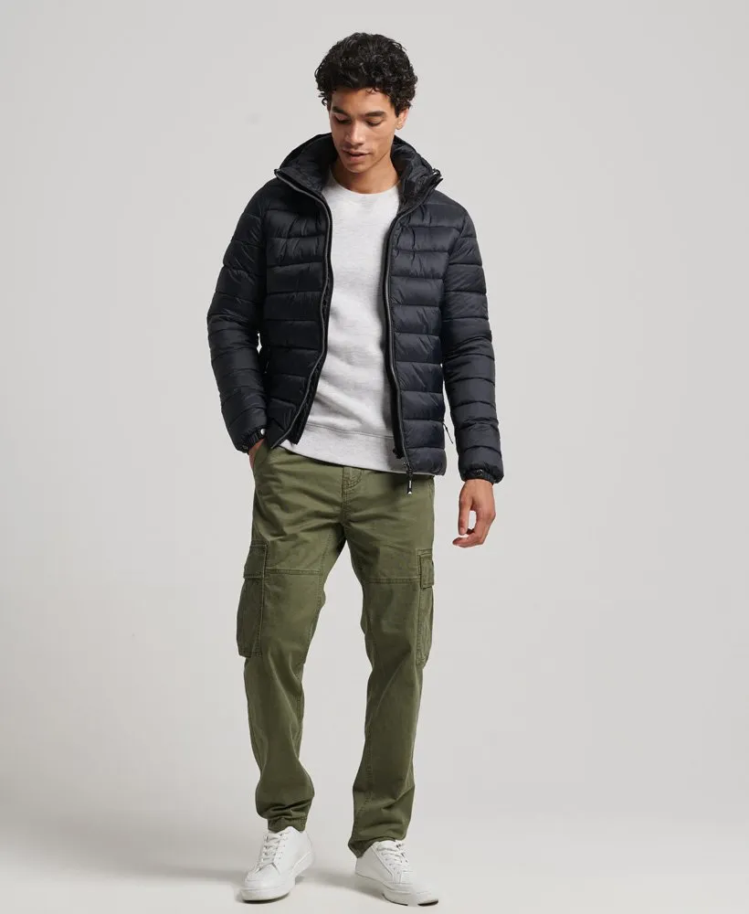 Superdry Classic Hooded Fuji Puffer Jacket Black