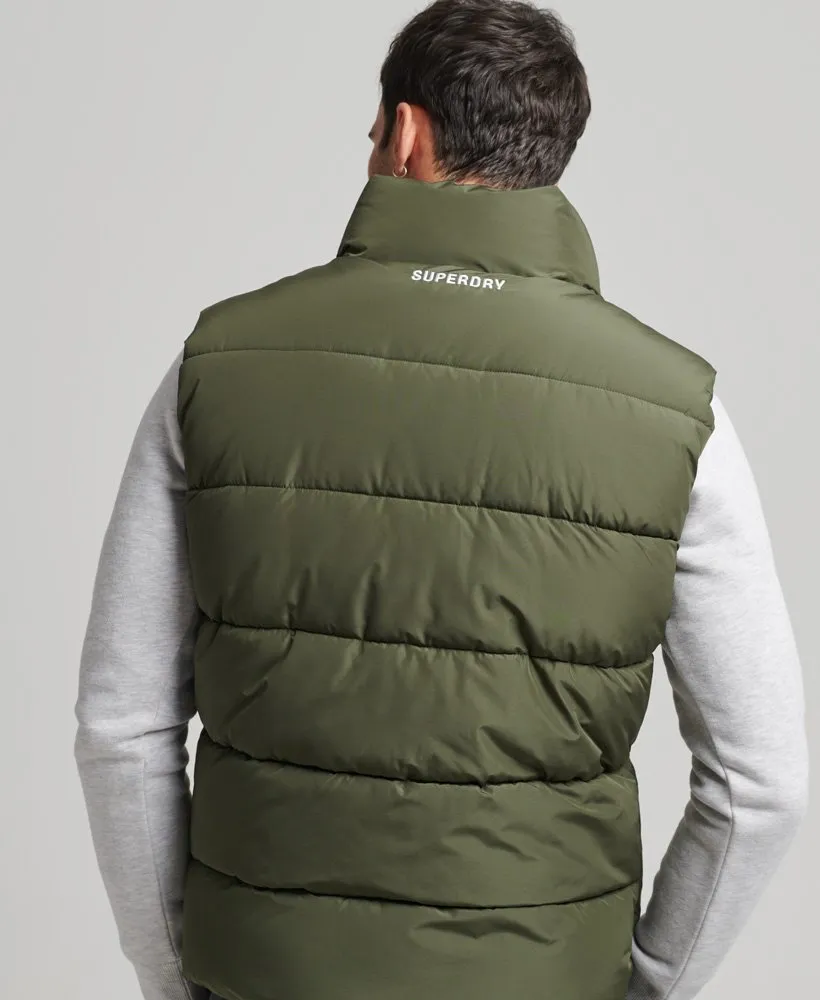 Superdry Sport Puffer Gilet Dark Moss
