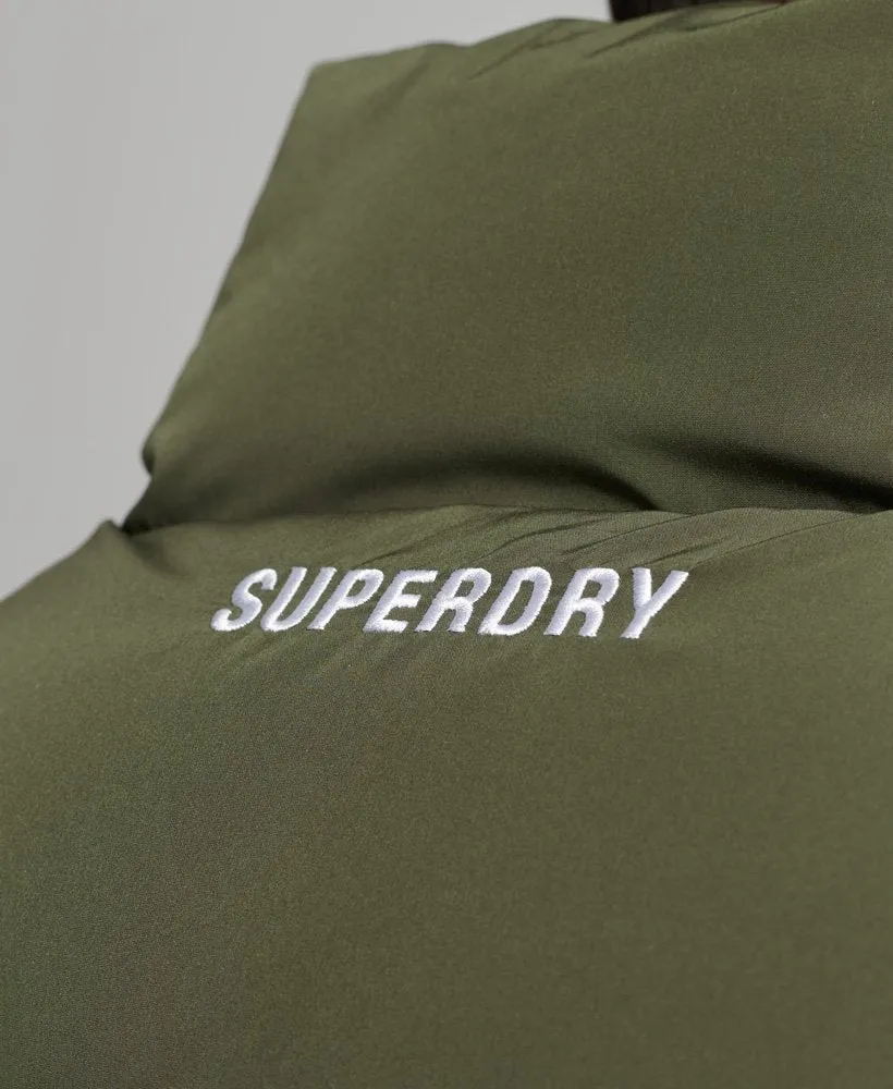 Superdry Sport Puffer Gilet Dark Moss