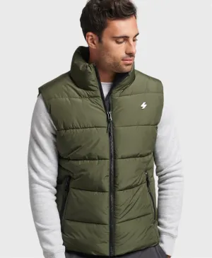 Superdry Sport Puffer Gilet Dark Moss