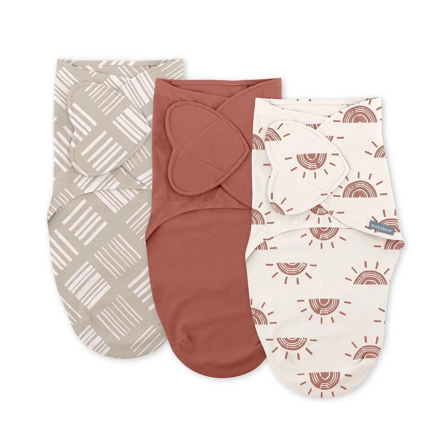 SwaddleMe by Ingenuity 3PK Monogram Collection