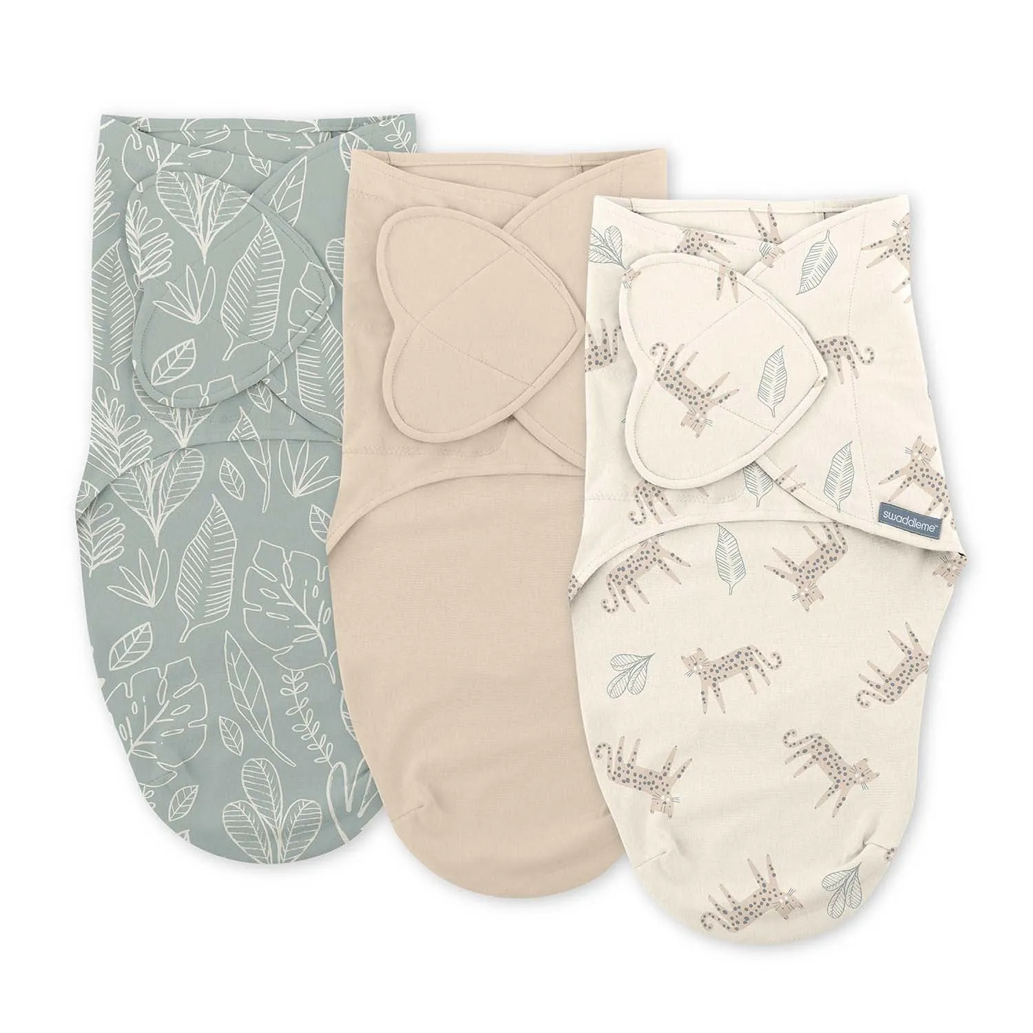 SwaddleMe by Ingenuity 3PK Monogram Collection