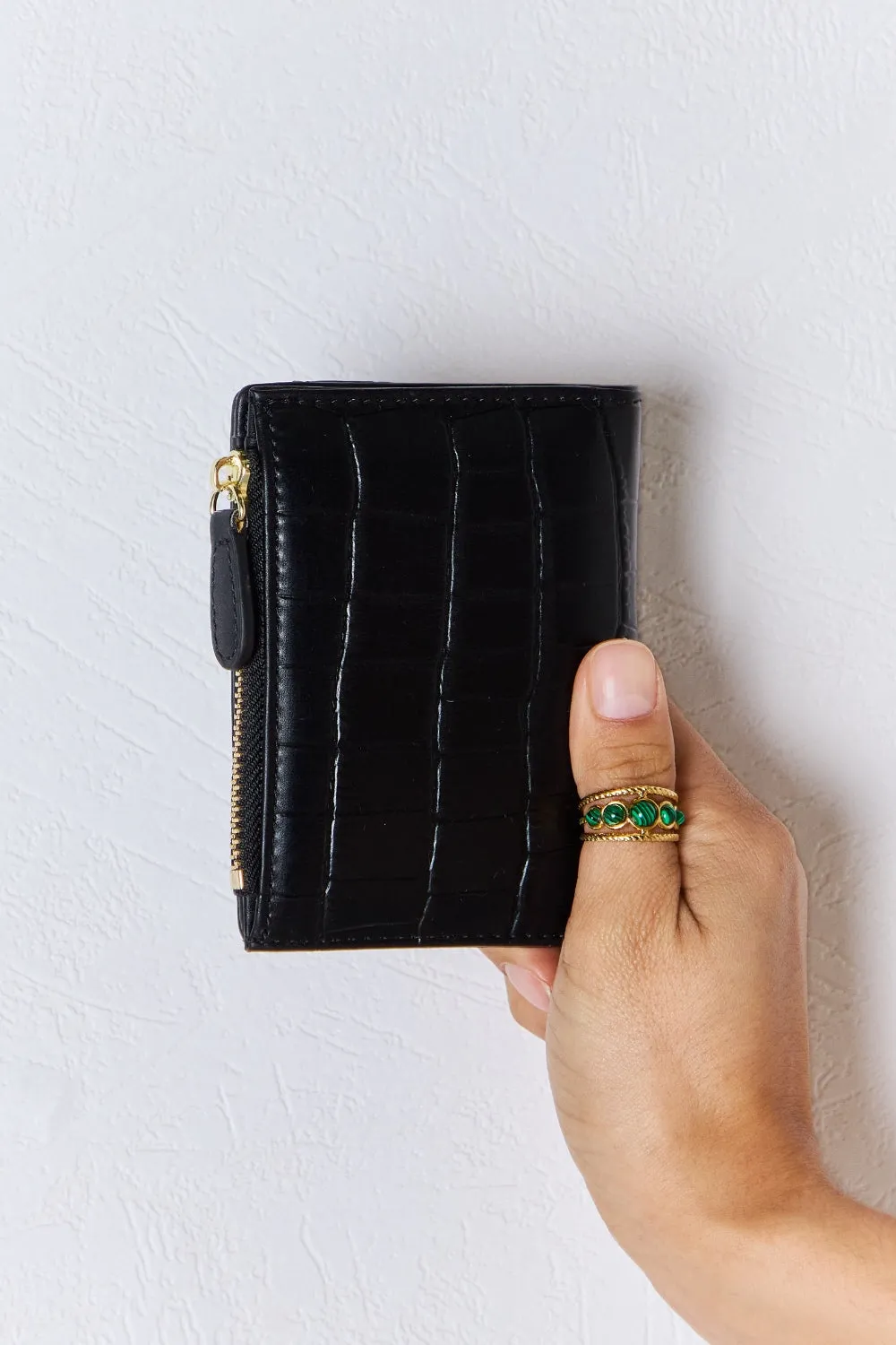 Textured Chic Mini Wallet