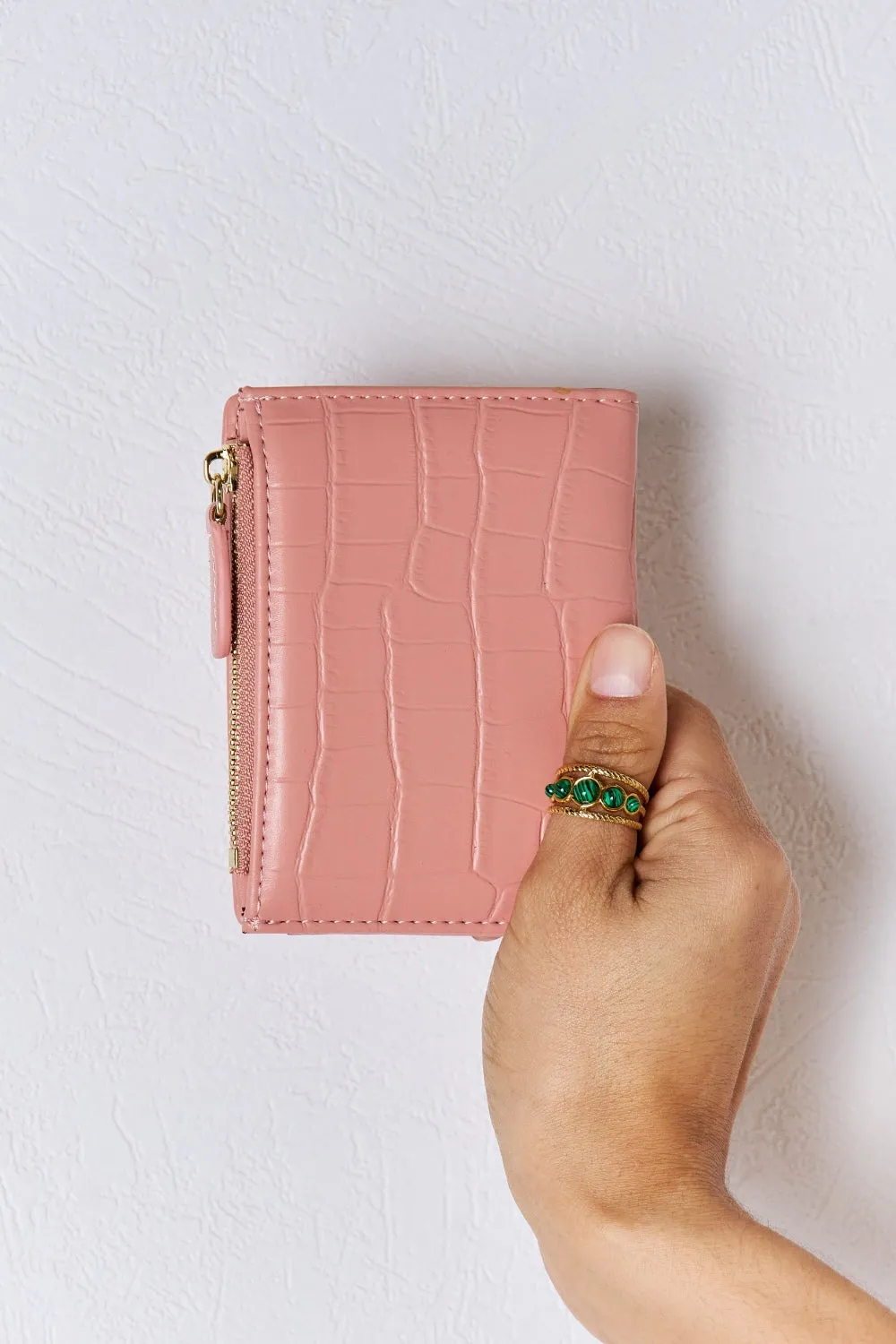 Textured Chic Mini Wallet