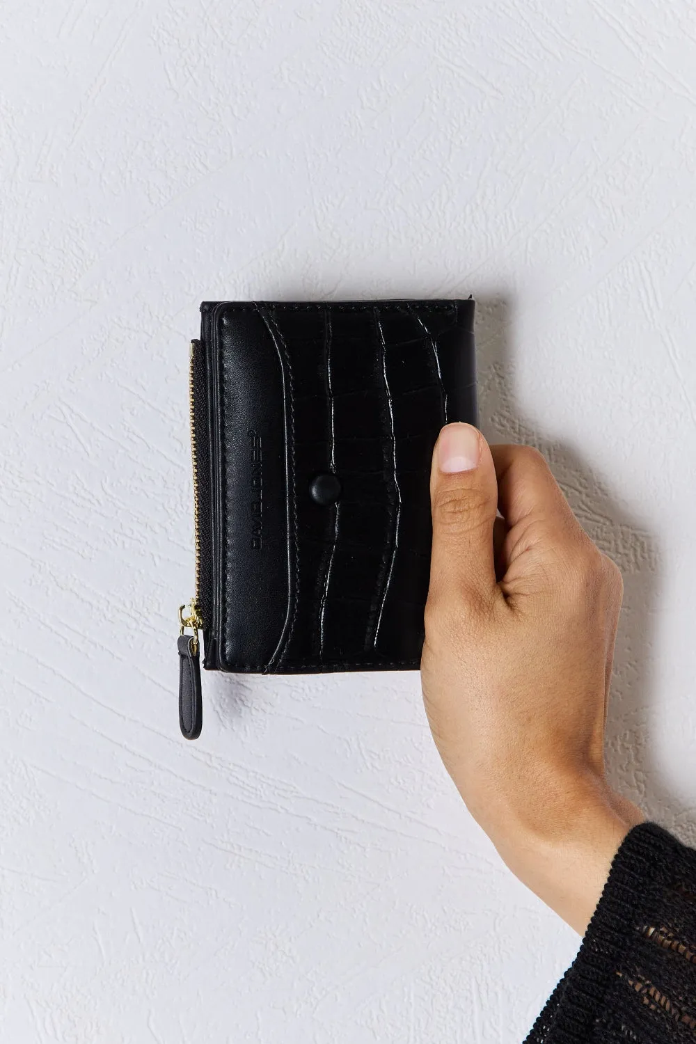 Textured Chic Mini Wallet
