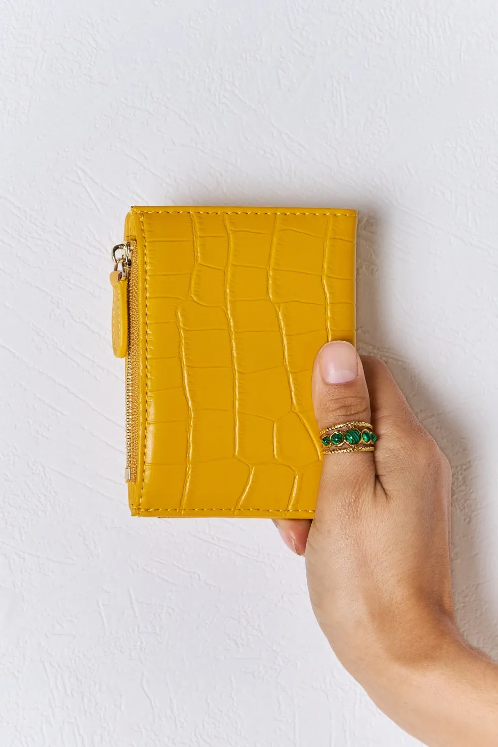 Textured Chic Mini Wallet