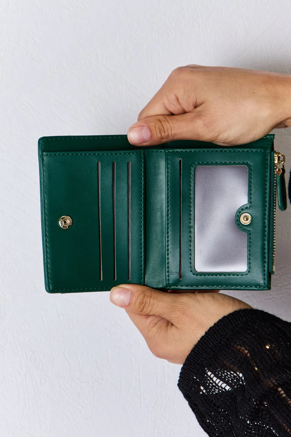 Textured Chic Mini Wallet