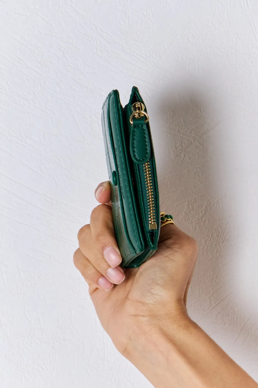 Textured Chic Mini Wallet