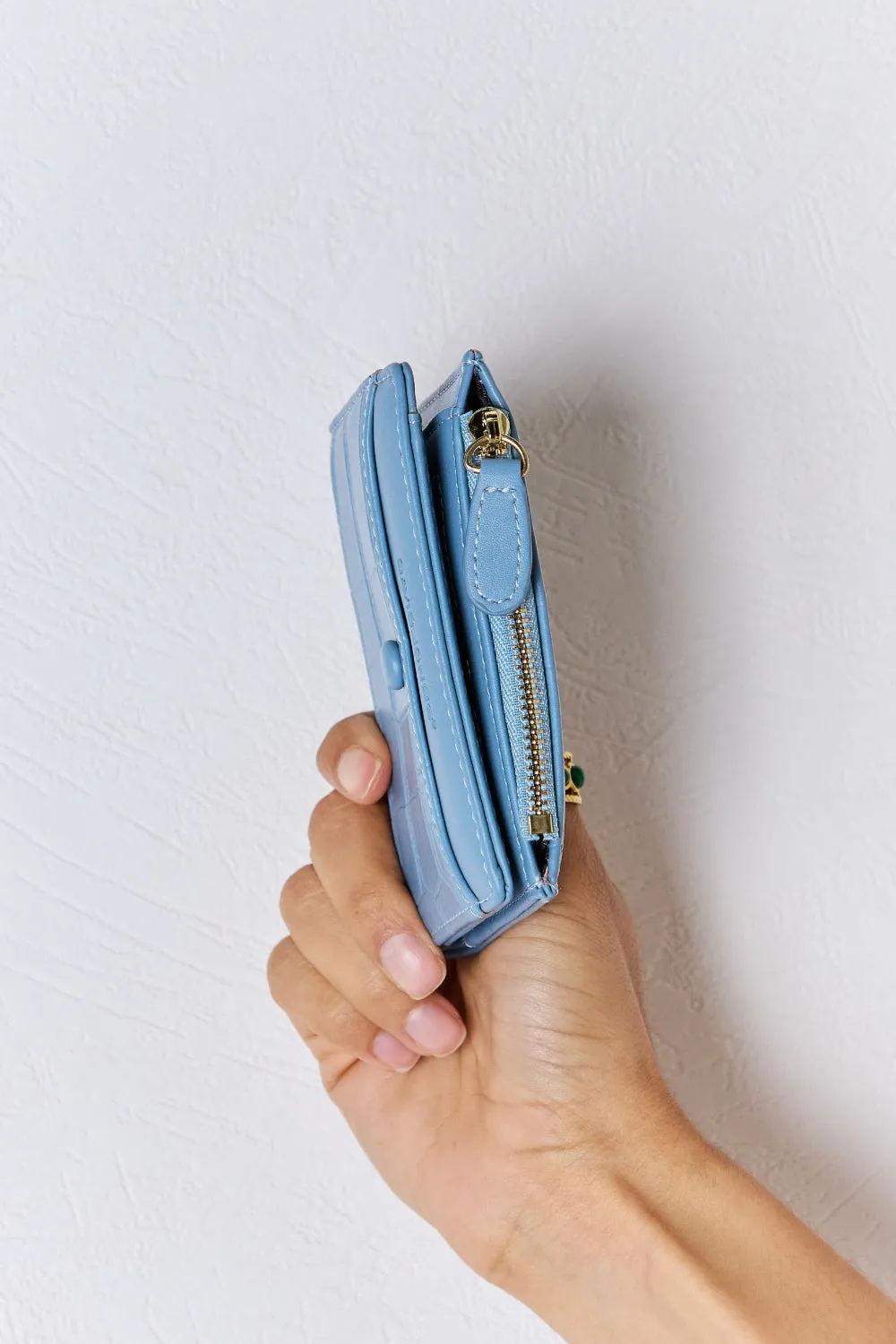 Textured Chic Mini Wallet