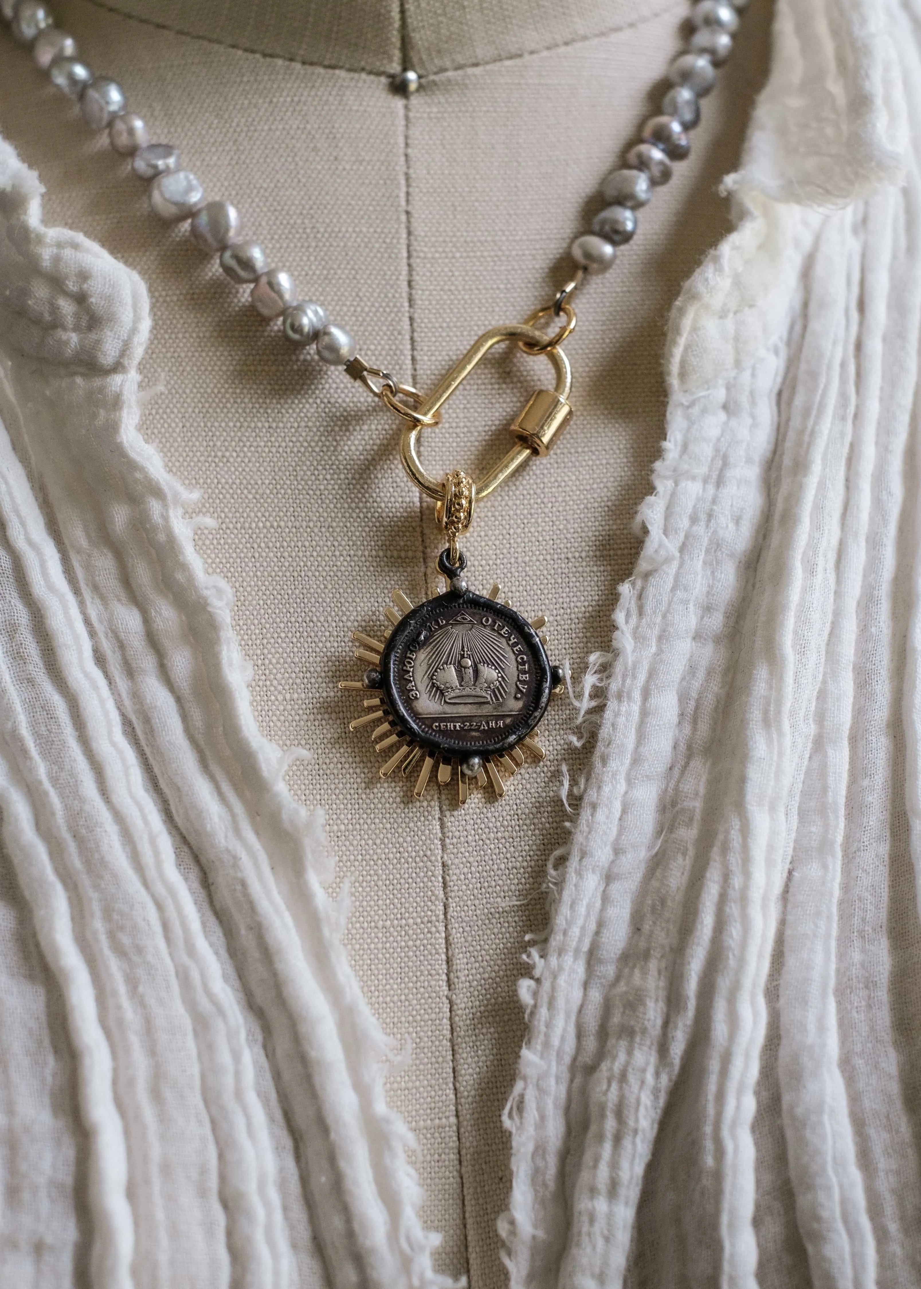 The Crown Coin Necklace