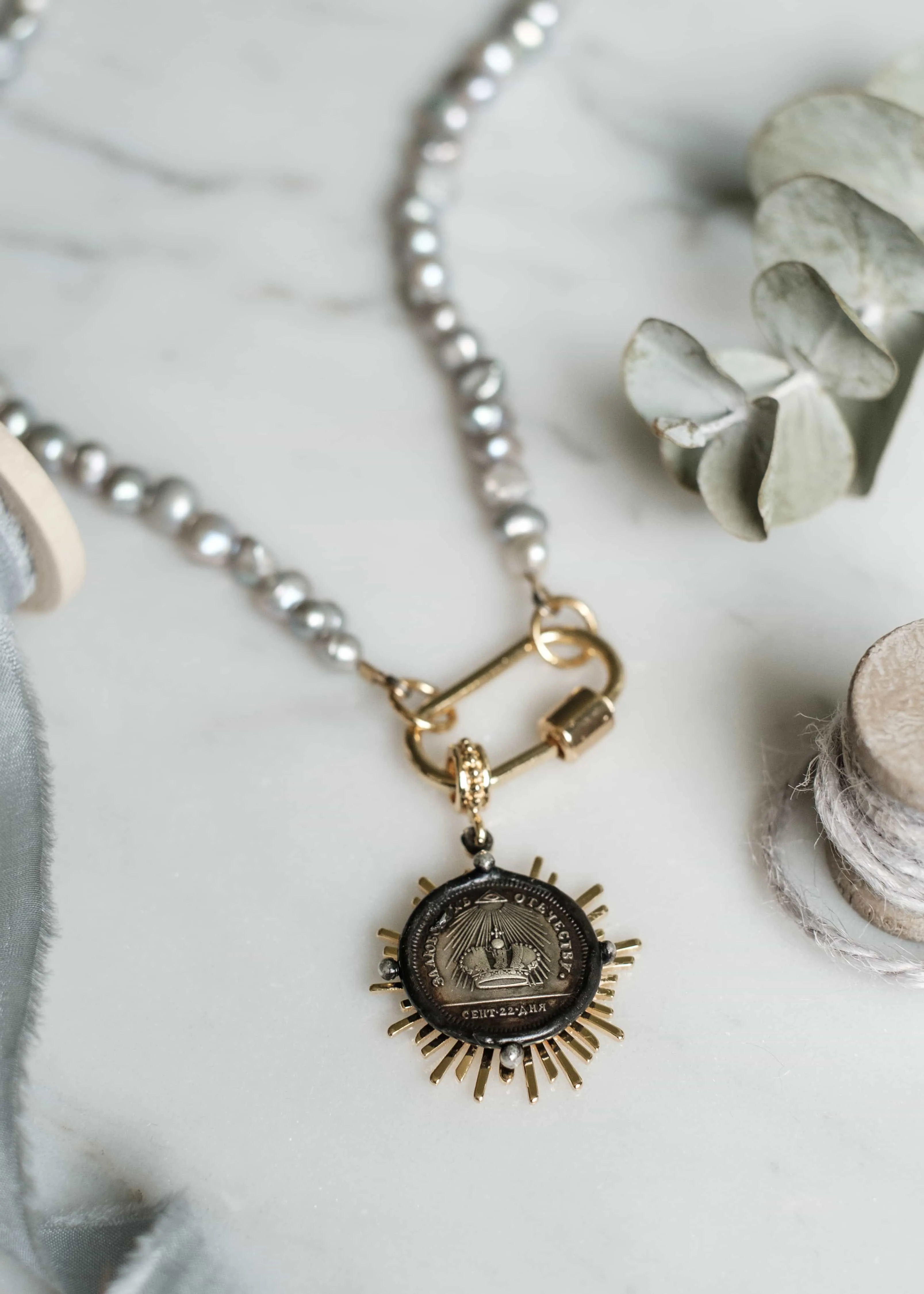 The Crown Coin Necklace