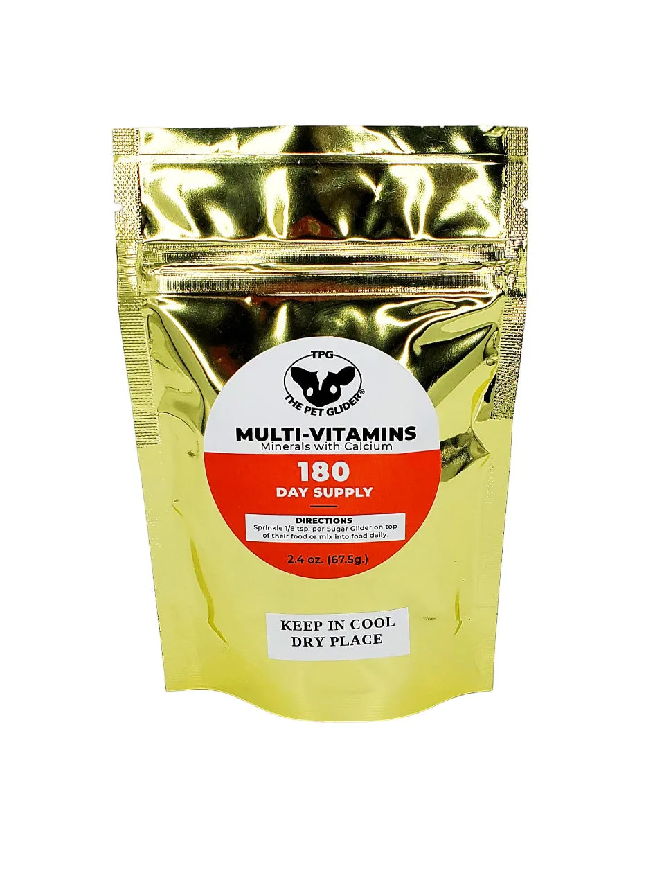 The Pet Glider (TPG) Multi-Vitamin Supplement for Sugar Gliders