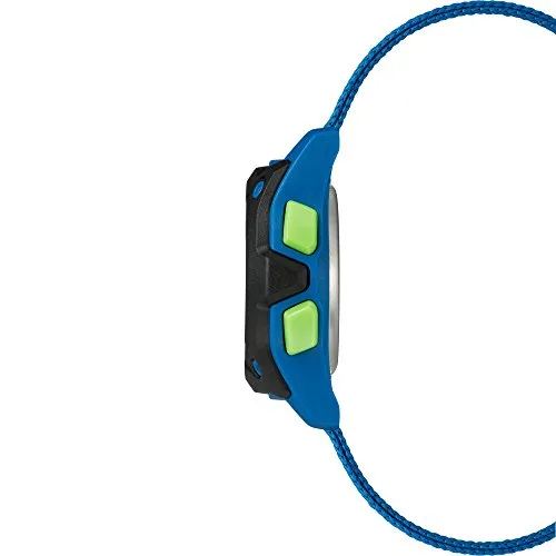 Timex Kids Digital Nylon Strap Watch (Blue/Black/Green)