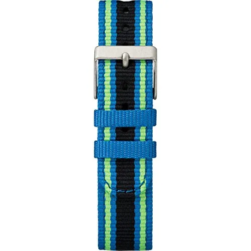 Timex Kids Digital Nylon Strap Watch (Blue/Black/Green)