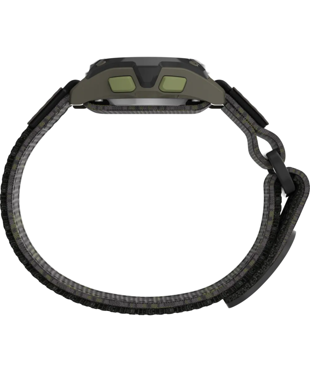 TIMEX TIME MACHINES® 35mm Green/Brown Camo Fast Wrap® Kids Digital Watch