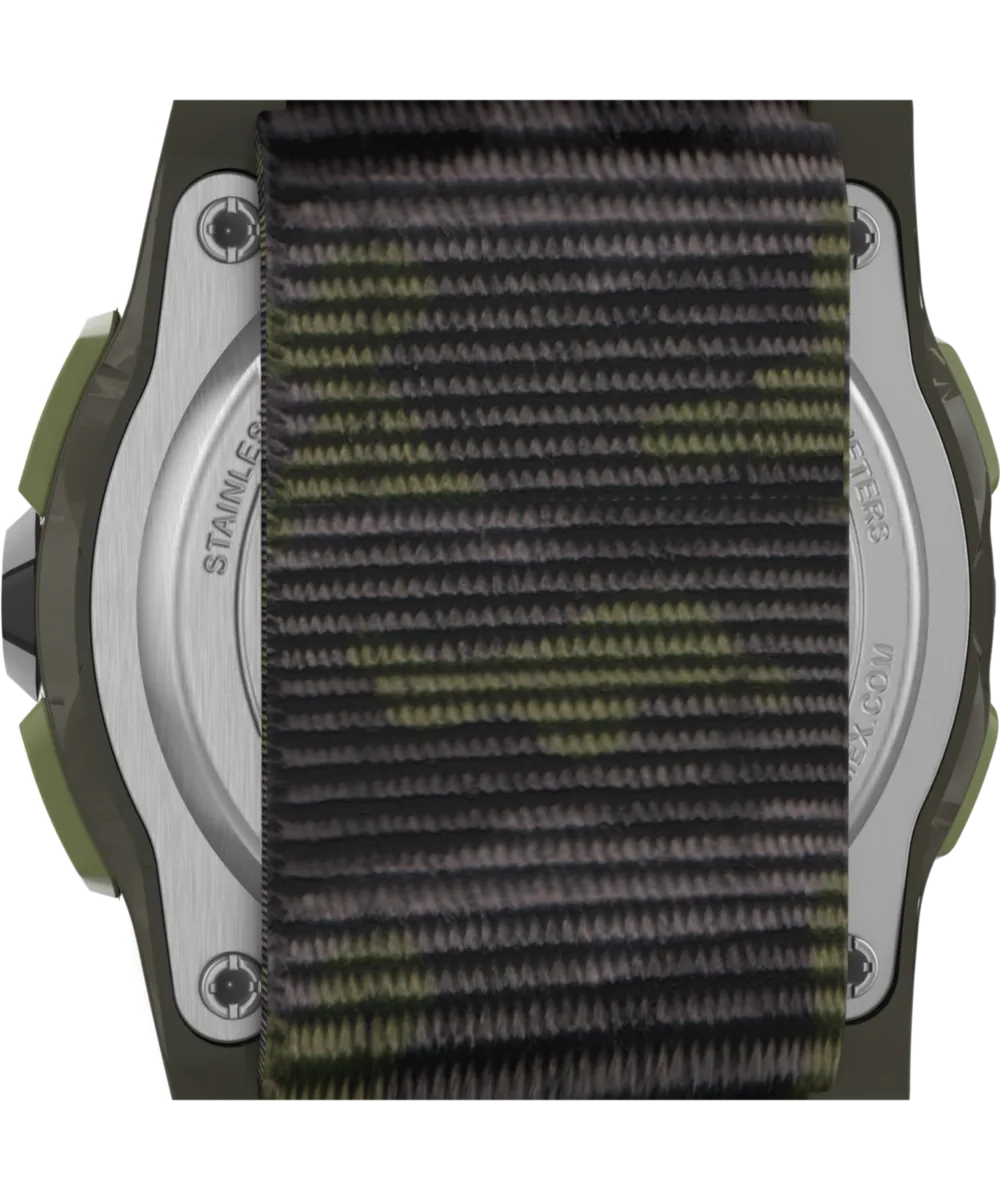 TIMEX TIME MACHINES® 35mm Green/Brown Camo Fast Wrap® Kids Digital Watch