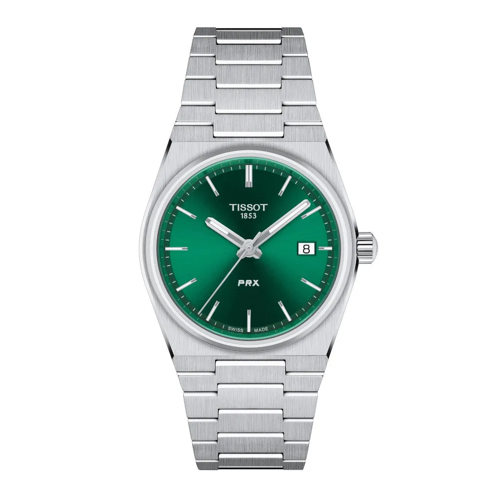 Tissot PRX (35mm) Stainless Steel Green Dial Watch