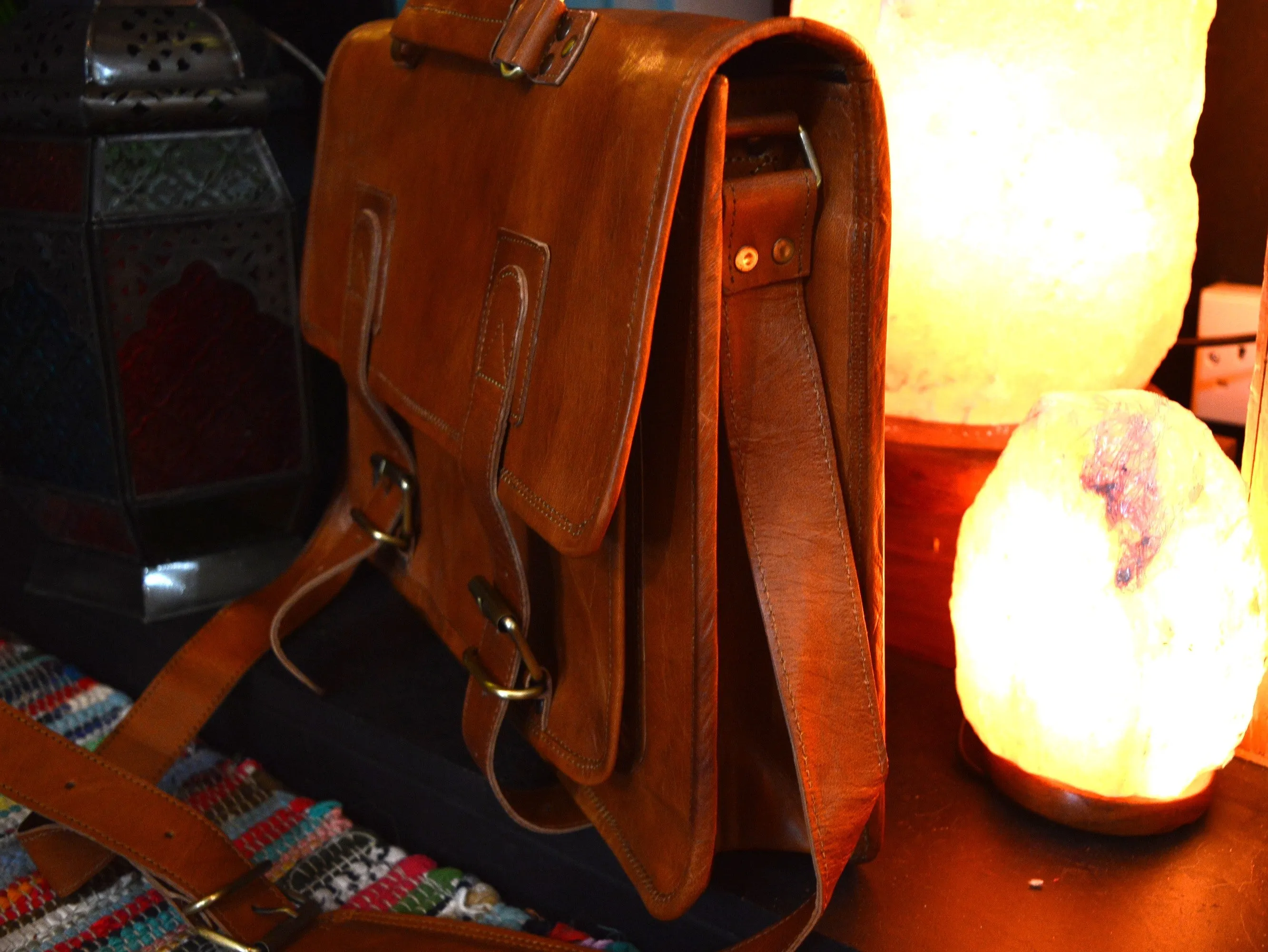 Traditional Handmade Leather Satchel bag