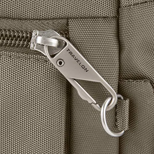 Travelon Anti-Theft Classic Messenger Bag, Nutmeg