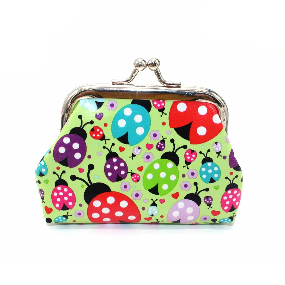 Trendy Ladybird Cartoon Cute Mini Gift Coin Purses