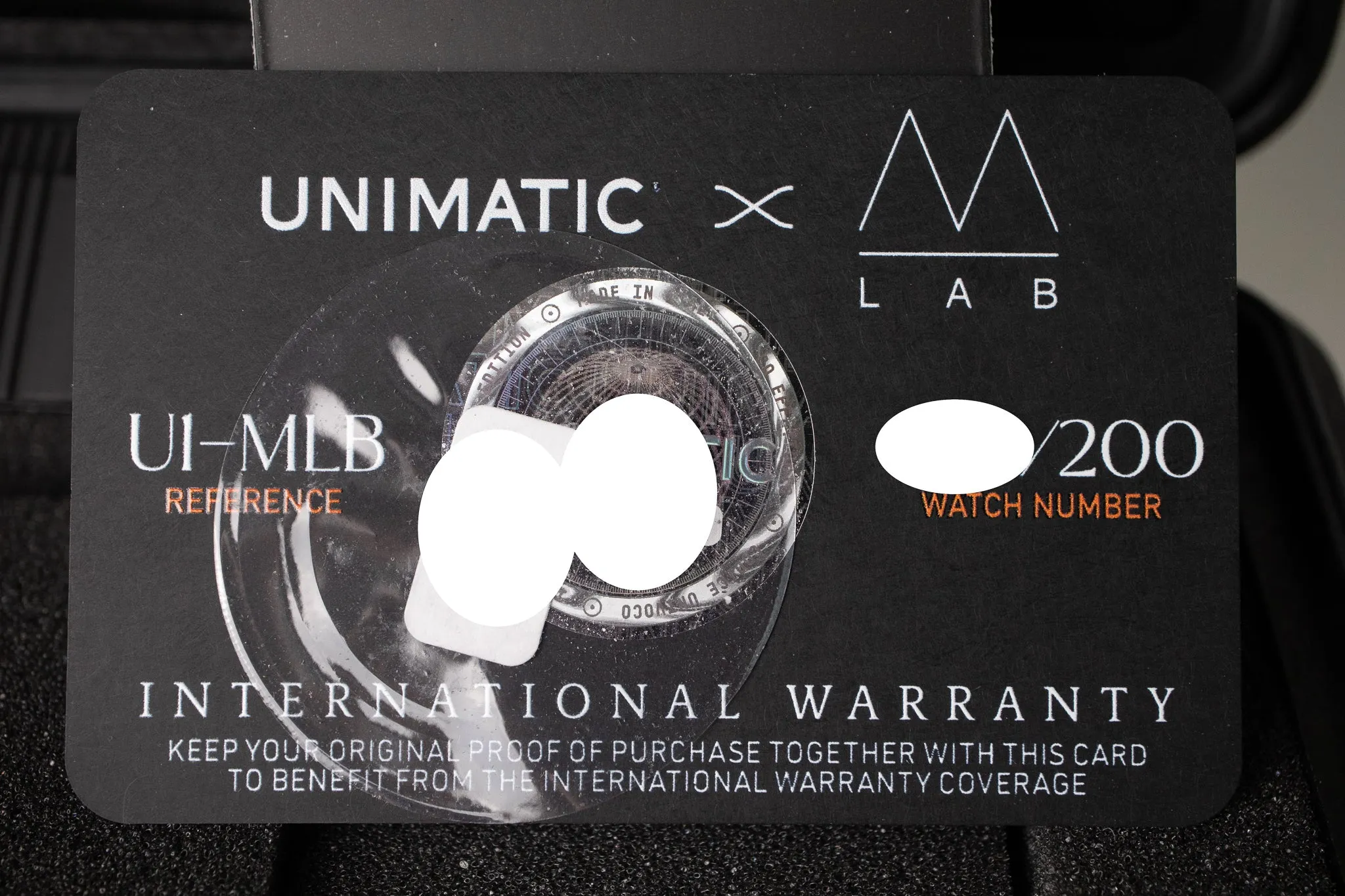 Unimatic x Massena LAB U1-MLB