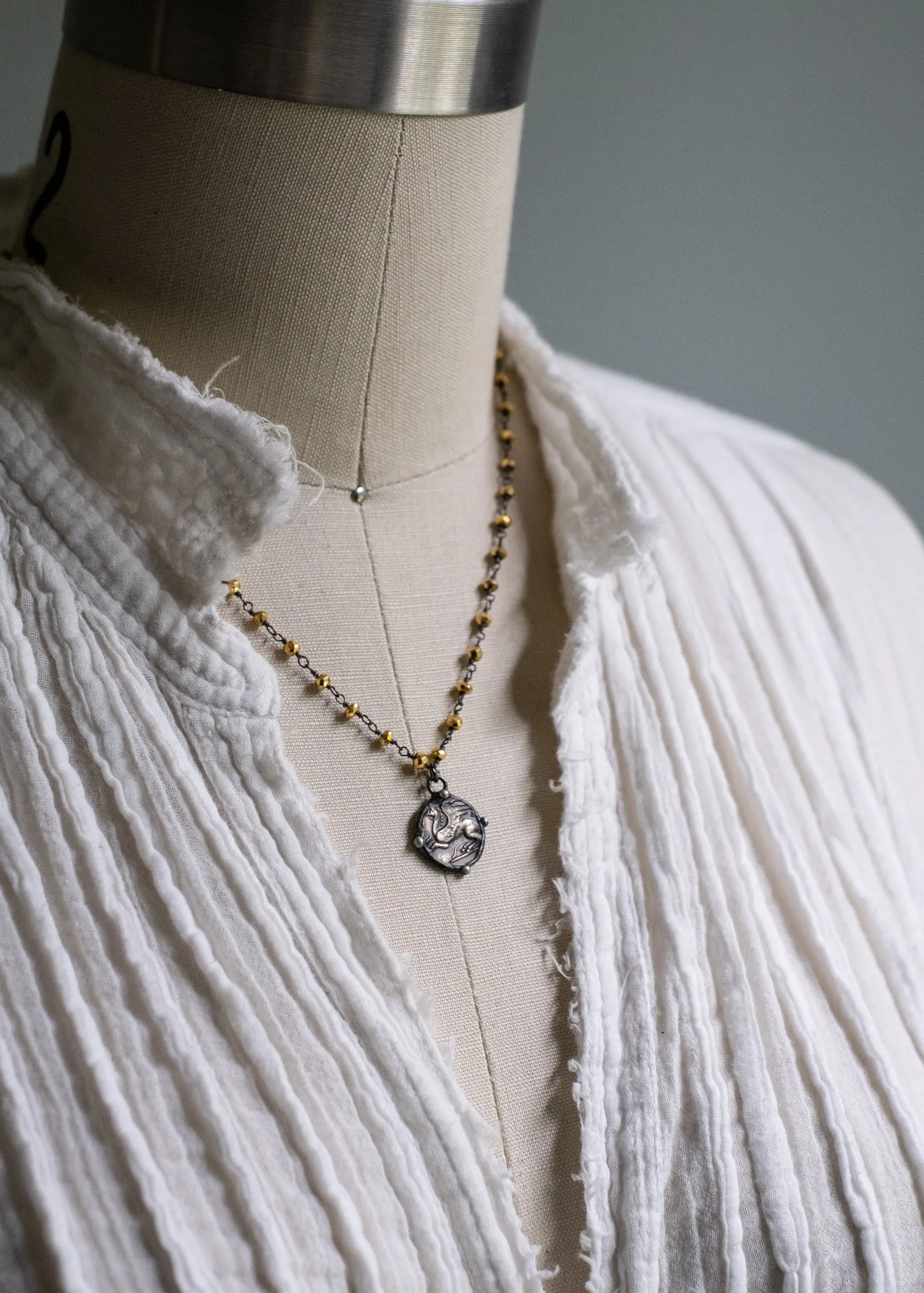 Urn of Pegasus Necklace