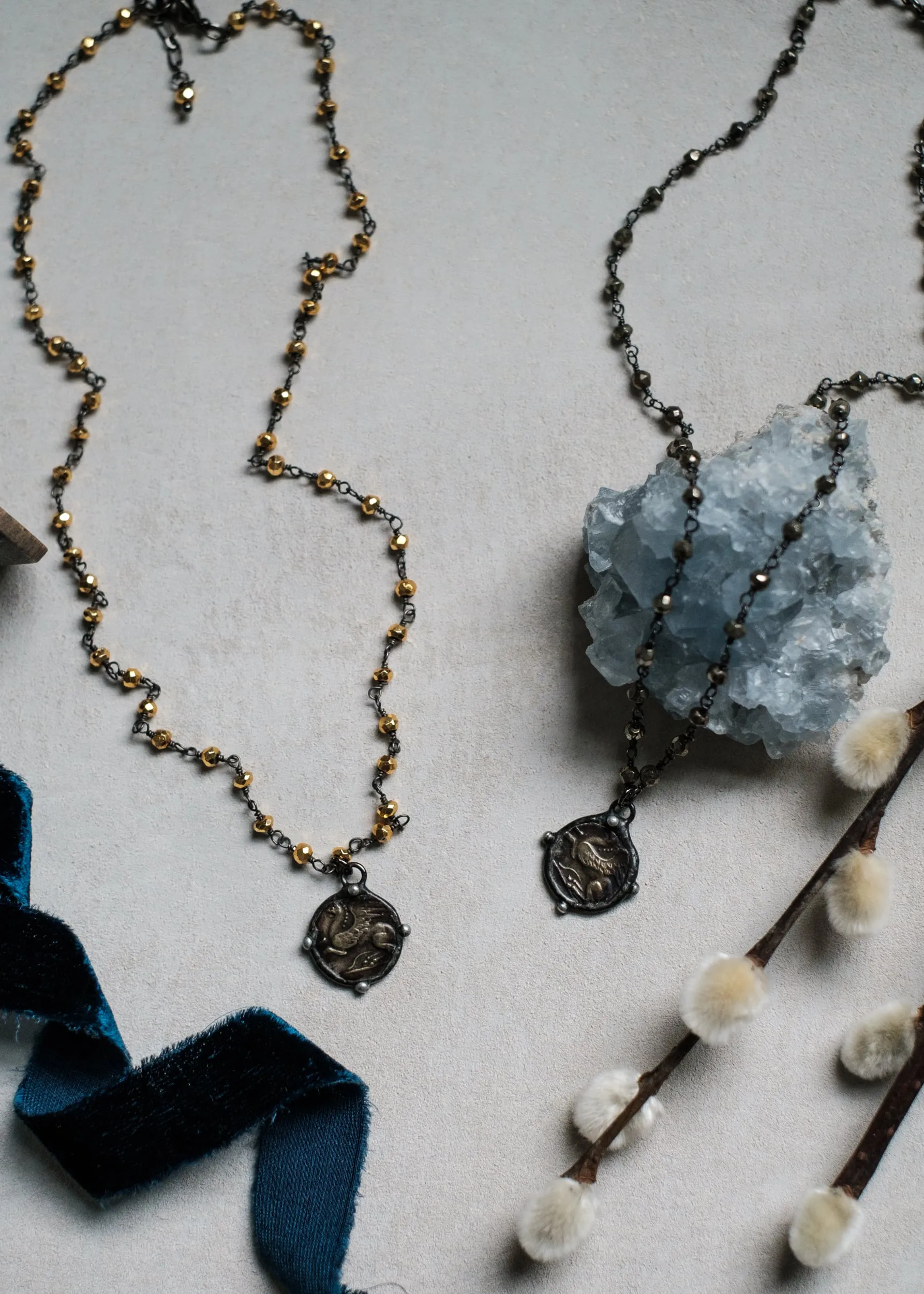 Urn of Pegasus Necklace