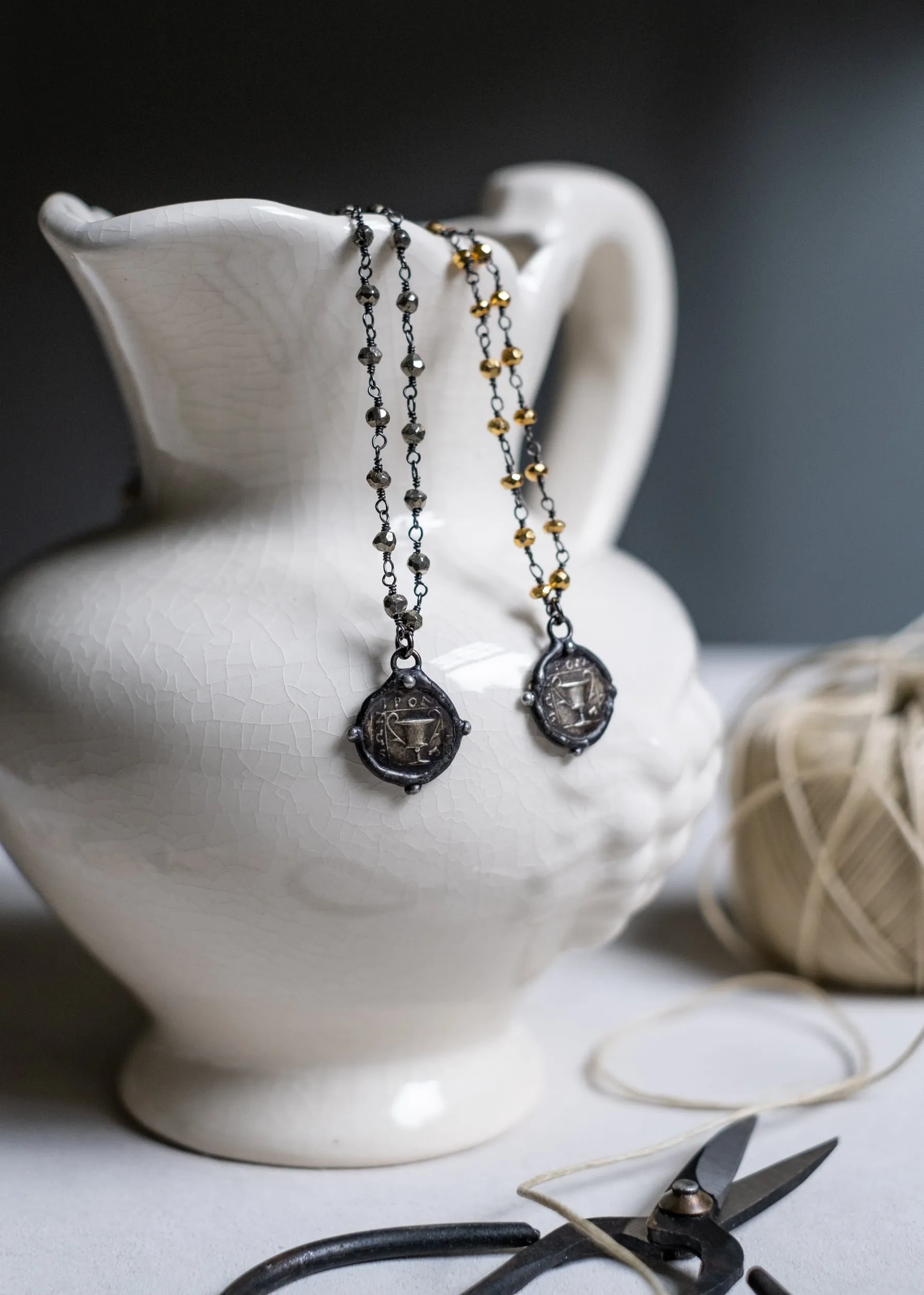 Urn of Pegasus Necklace