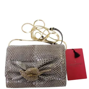 Valentino Garavani Flower Brooch Crossbody Bag - 25% OFF