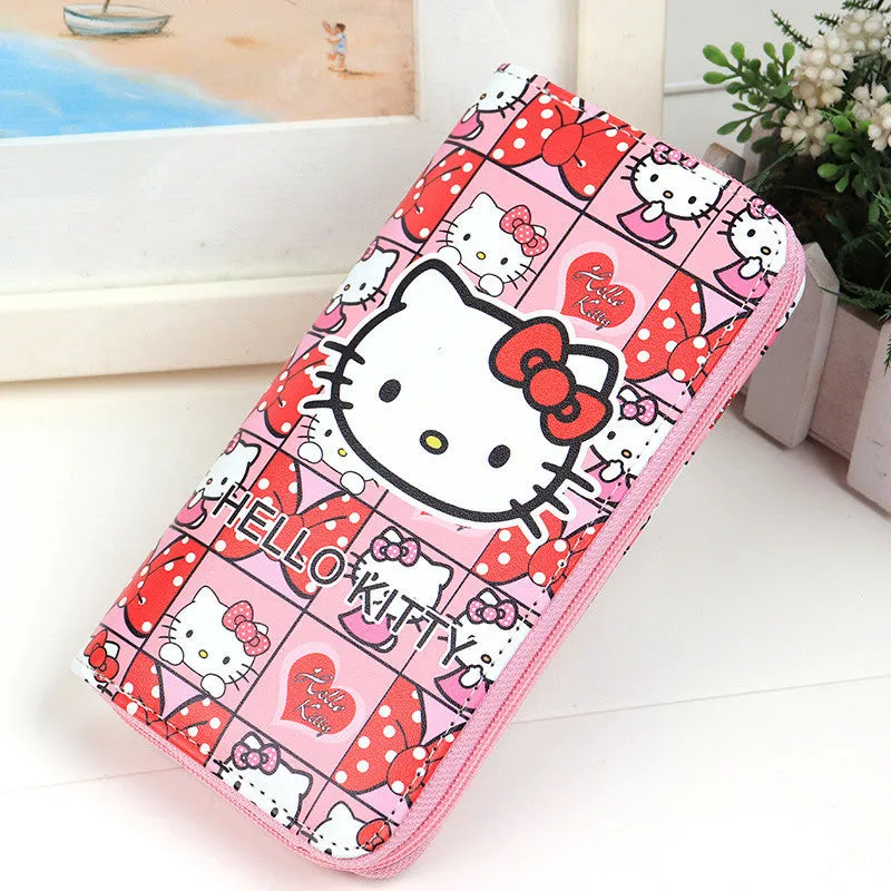 Versatile Cartoon Cute Doll Lady Storage Coin Purses